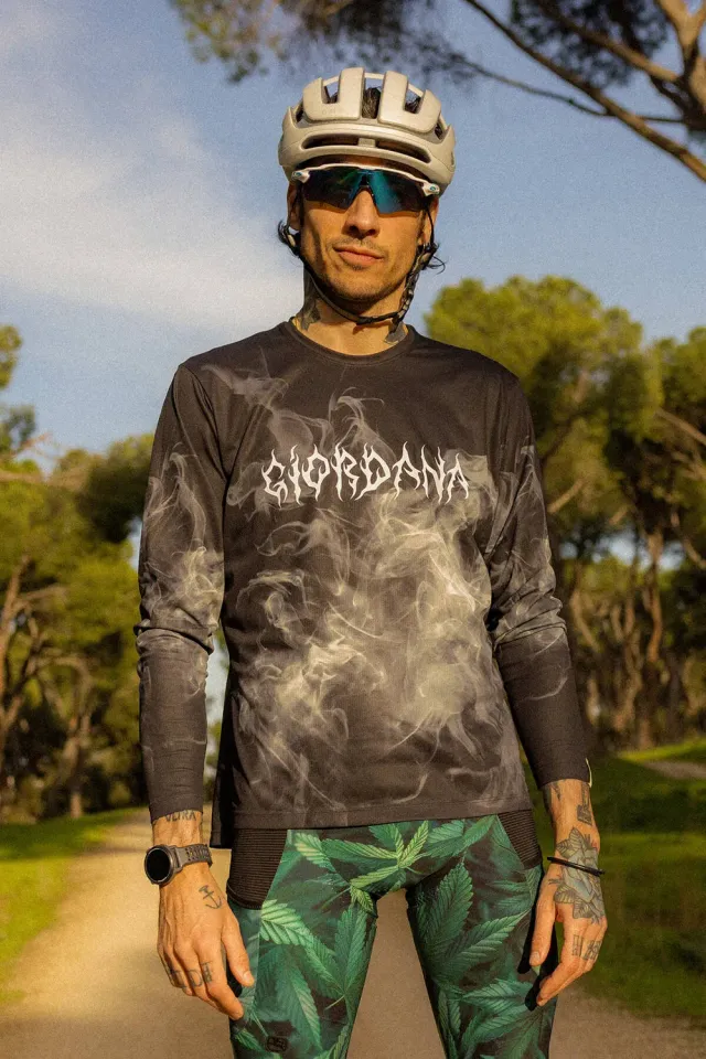 Giordana Beyond Gravel Smoke tröja långärmad lätt