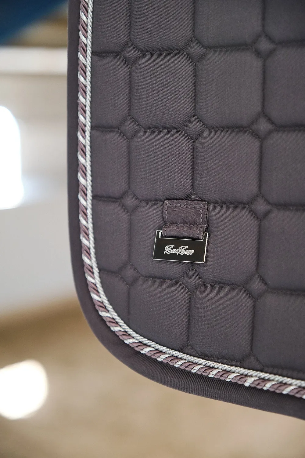ZacZess Dressage Shadow Grey dressyrschabrak grå Full Quick Dry