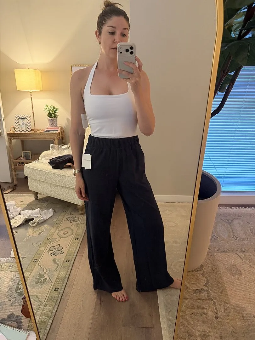 Beyond Yoga Easy Wide Leg Pant 31" byxor Mist lätta