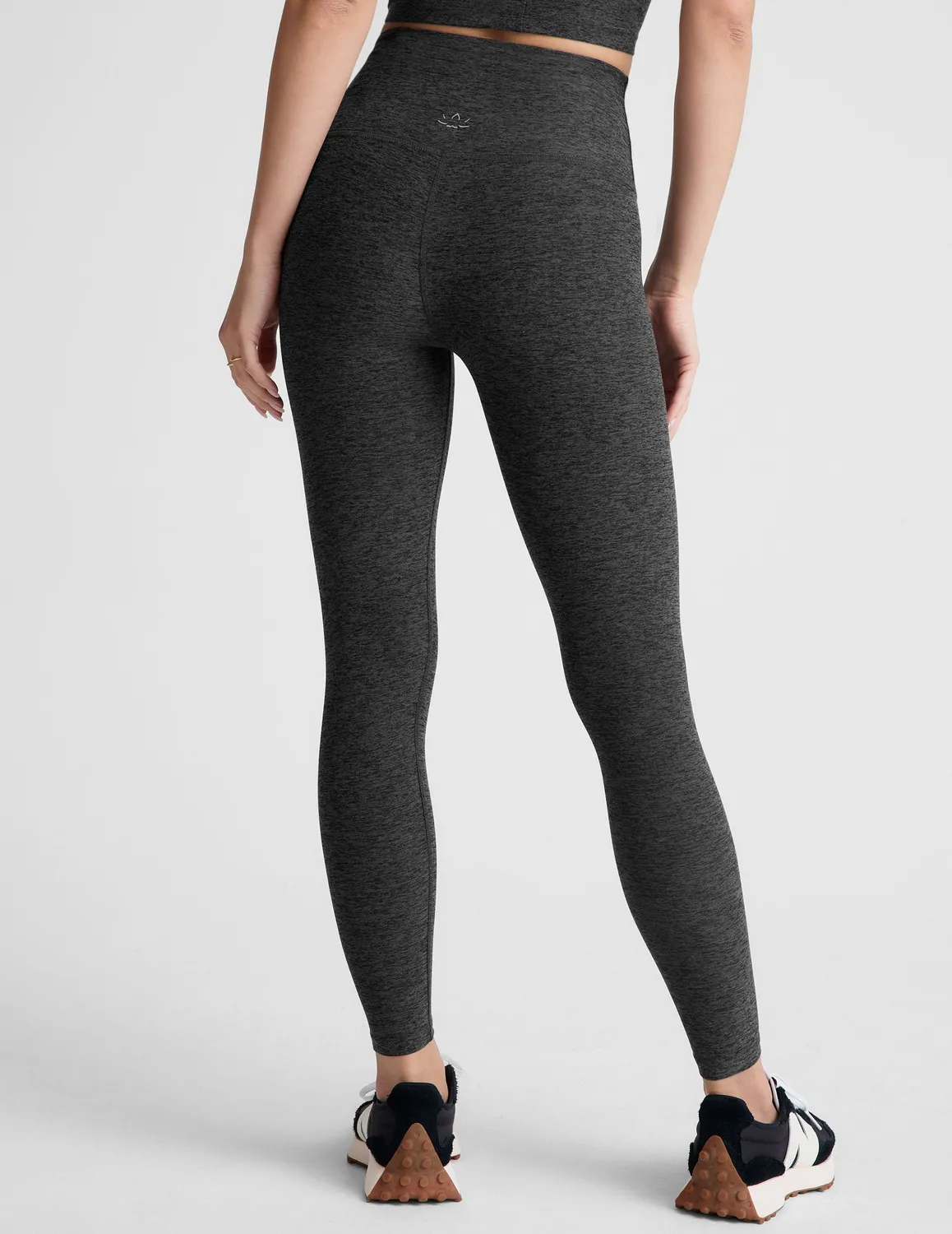 Beyond Yoga Spacedye Caught In The Midi High Waisted leggings black charcoal