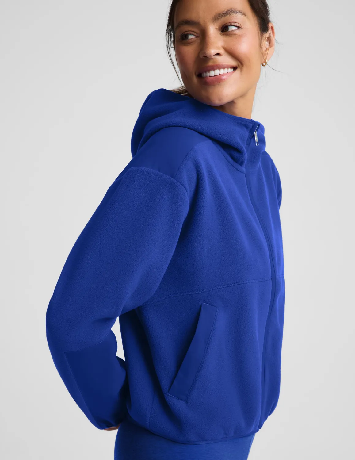 Beyond Yoga PolarFlex Fleece Jacket jacka Ultra Blue