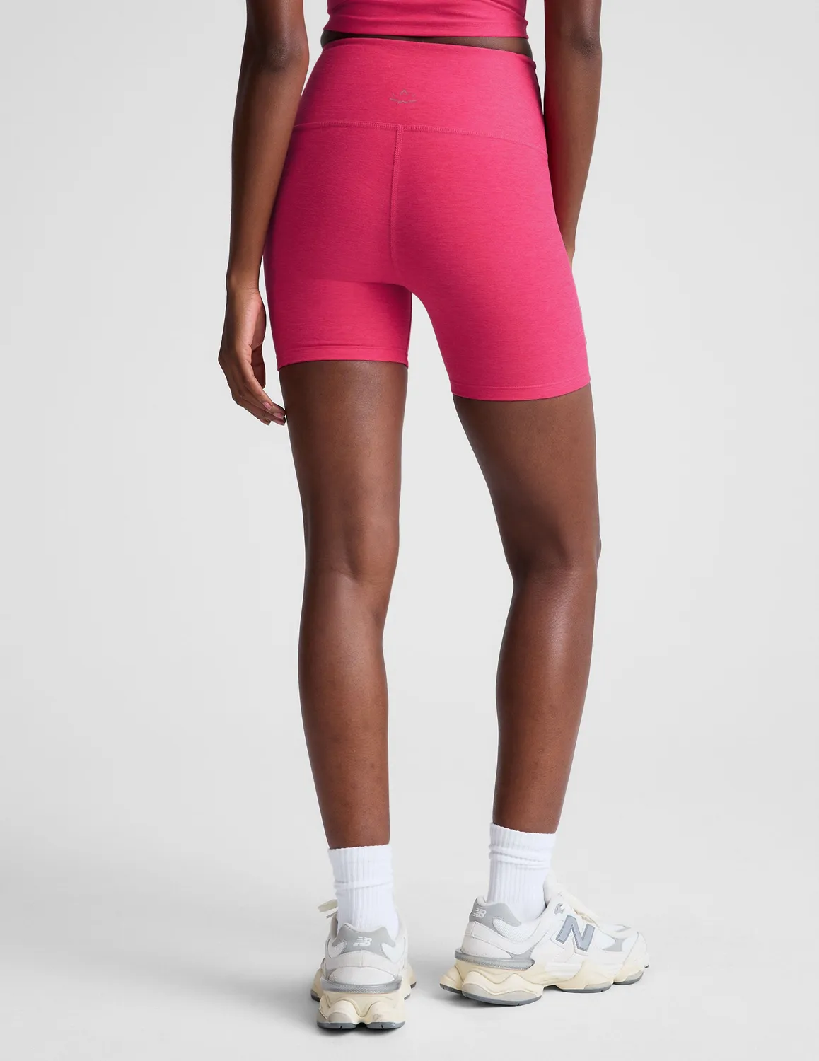 Beyond Yoga Spacedye Keep Pace 5" shorts Vivid Pink Heather
