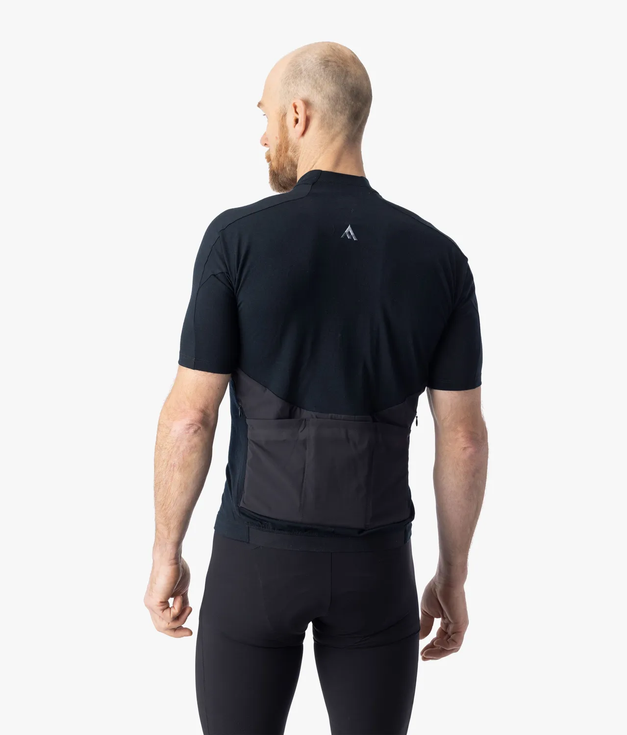 7MESH Ashlu Merino Jersey cykeltröja herr svart