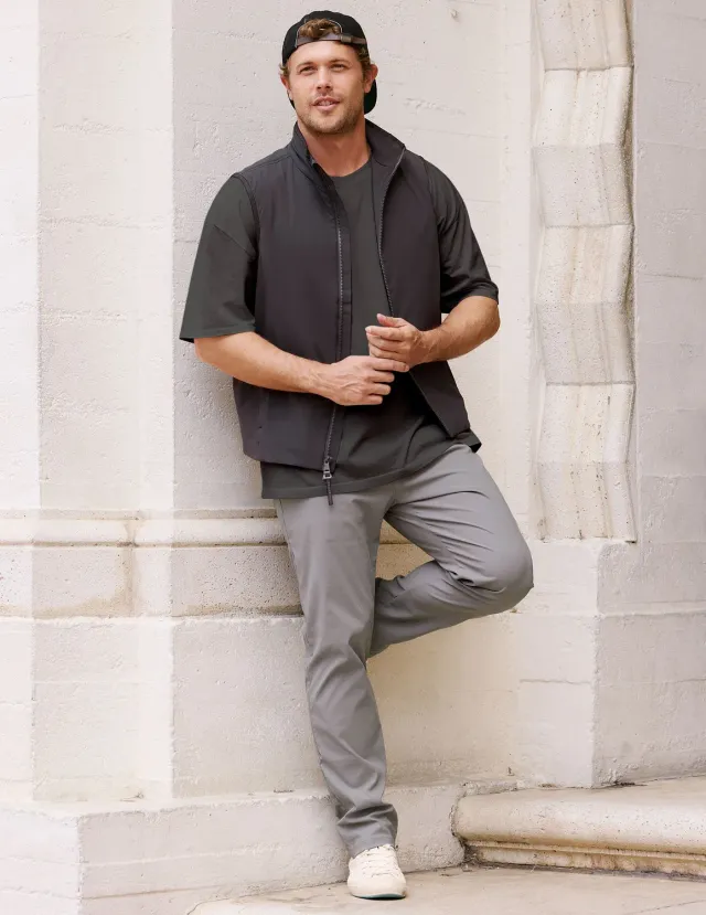 Beyond Yoga Element Chino 30" chinos lunar gray stretch