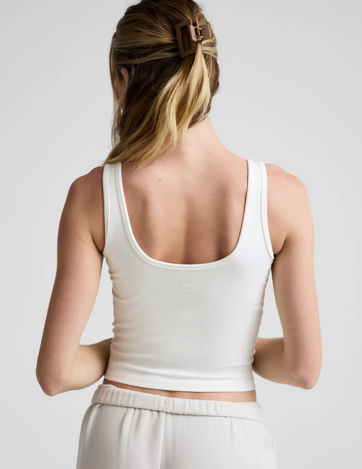 Beyond Yoga Keep It Cool Midlength Tank linne Glacier svalkande