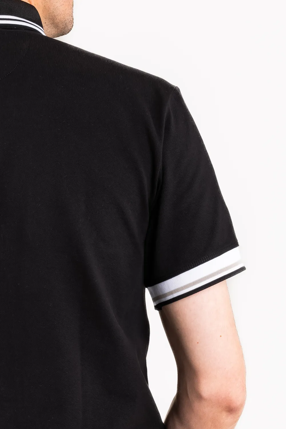 ZacZess Cortina Men's Polo pikétröja herr svart luftig