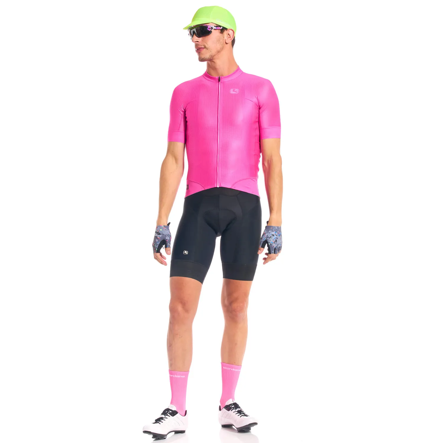 Giordana FR-C Tall Neon cykelstrumpor neongul hög