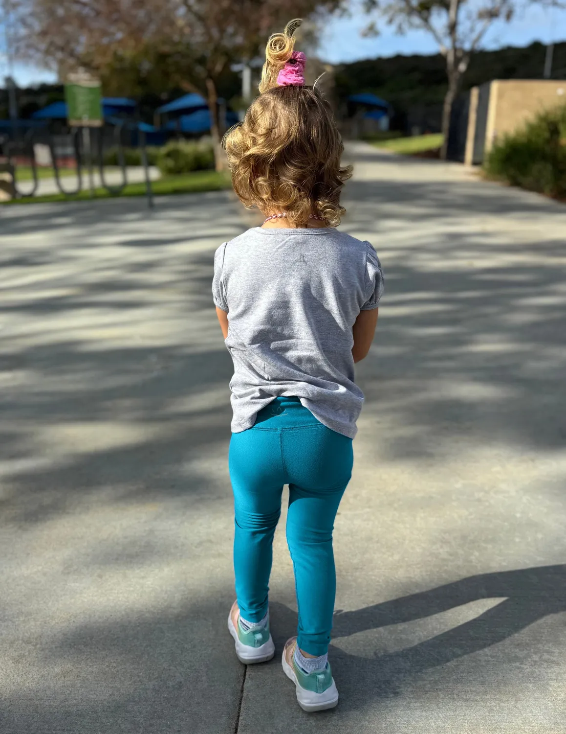 Beyond Yoga Spacedye Toddler Legging barntights blå mjuka