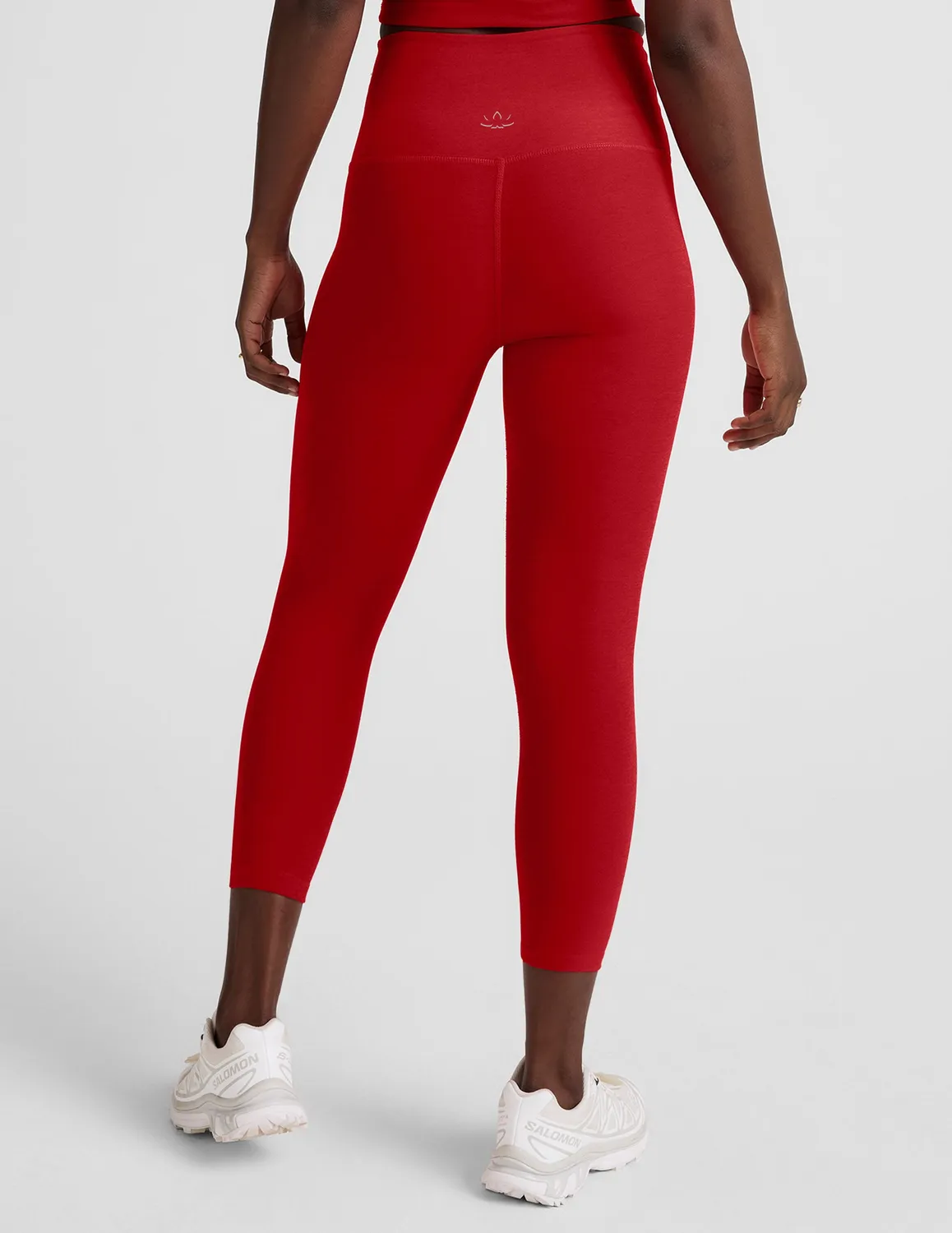 Beyond Yoga Spacedye Walk And Talk caprileggings Holly Red Heather