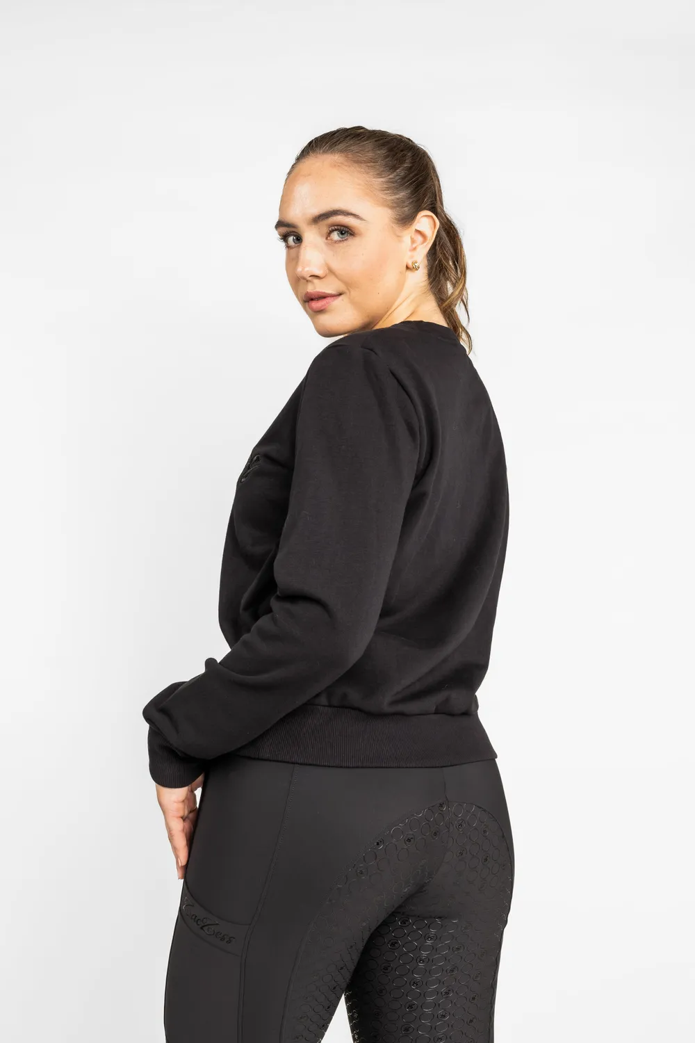 ZacZess Sweatshirt Black sweatshirt svart mjuk