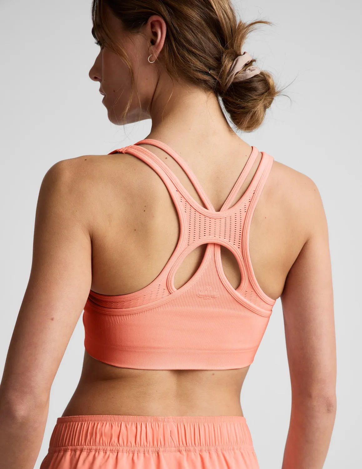 Beyond Yoga Seamless Moves Layered Bra sportbh Dreamsicle sömlös