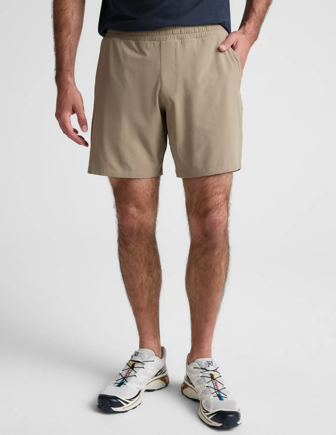 Beyond Yoga Pivotal 2.0 träningsshorts 7 tum Mushroom