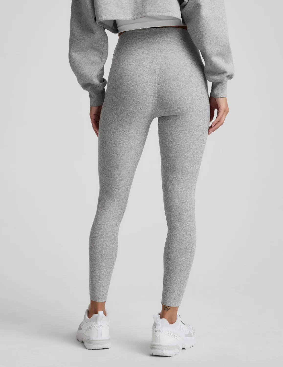 Beyond Yoga Spacedye No Front Seam Midi leggings grå