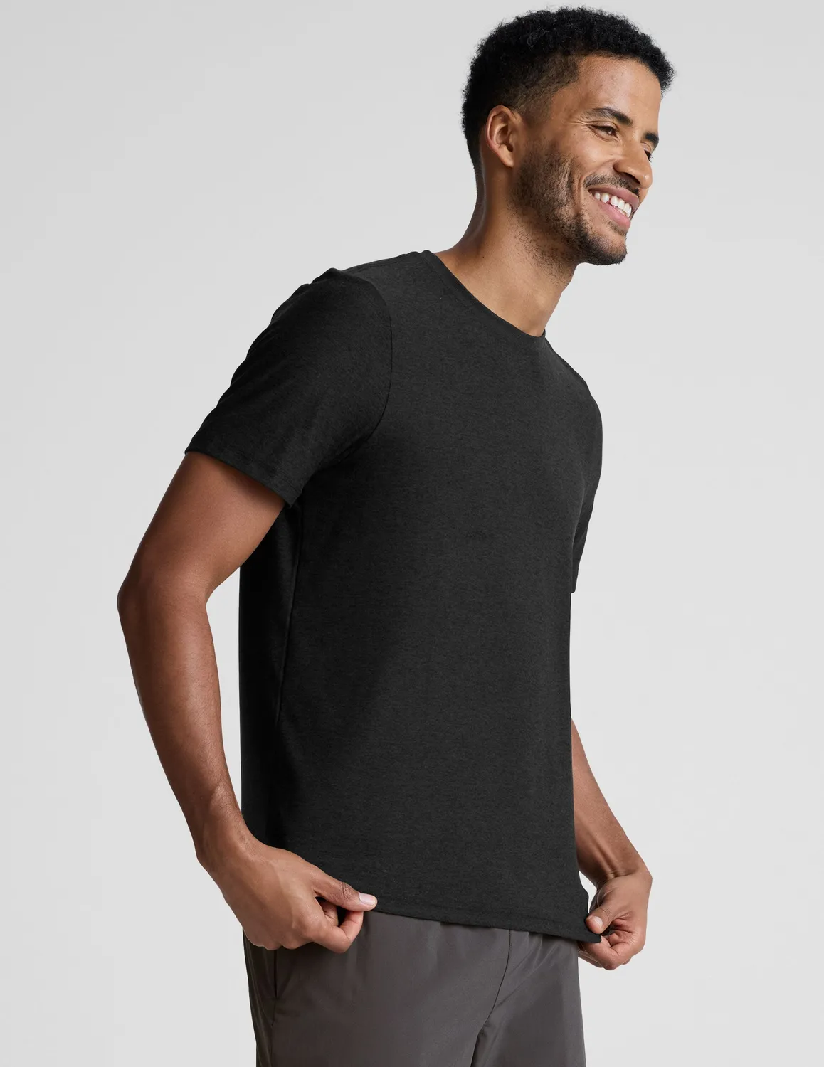 Beyond Yoga Always Beyond Crew Tee 2.0 t-shirt herr Darkest Night lätt