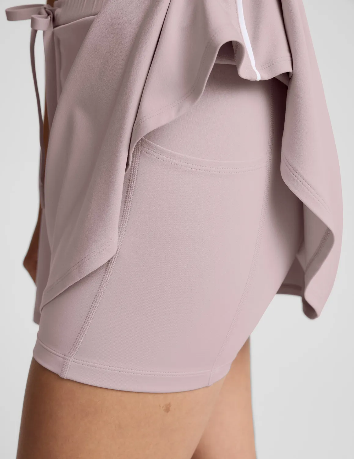 Beyond Yoga Sport Active Drawcord Mini Skirt kjol Blush Blooms blommig