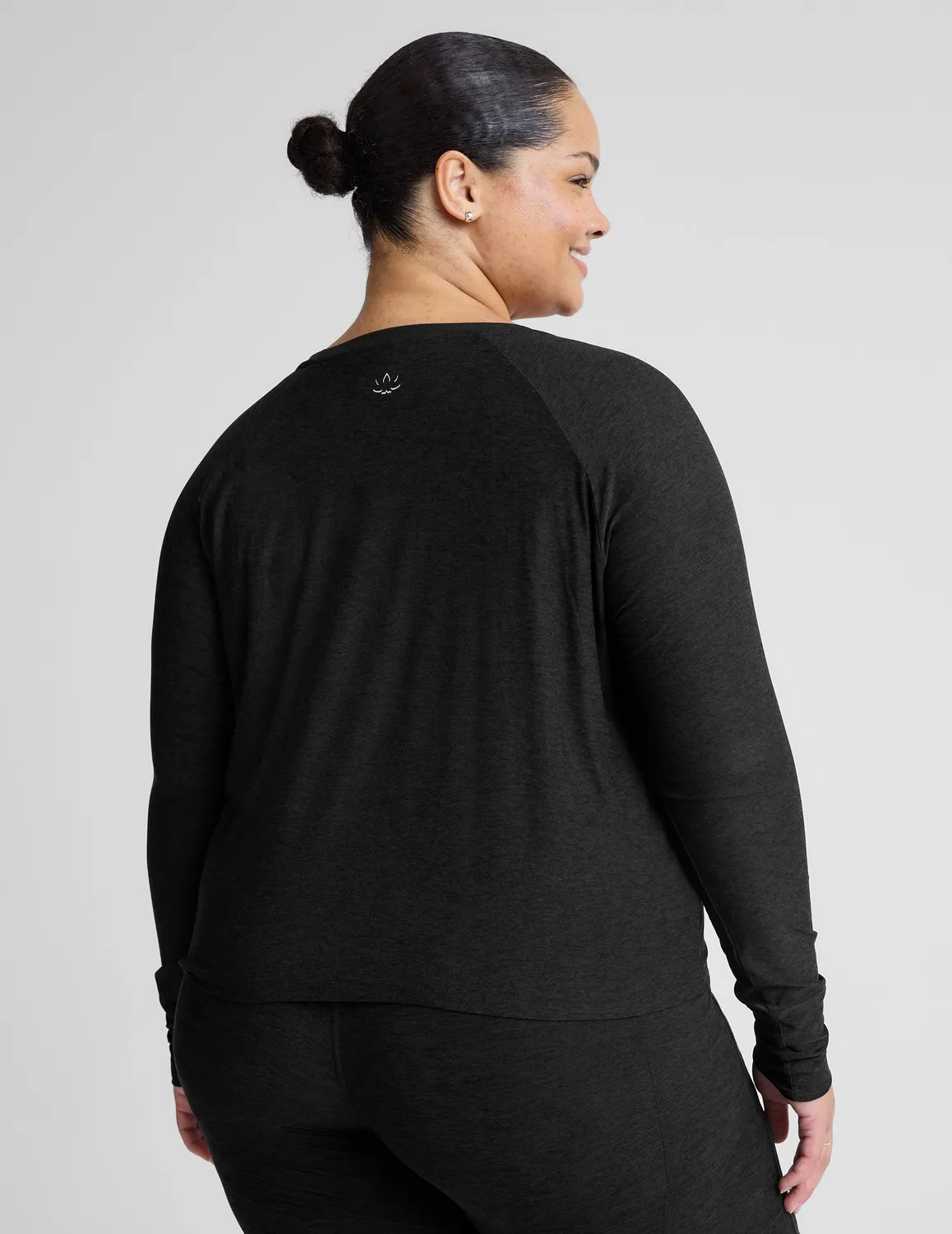 Beyond Yoga Featherweight Daydreamer Pullover Darkest Night lätt