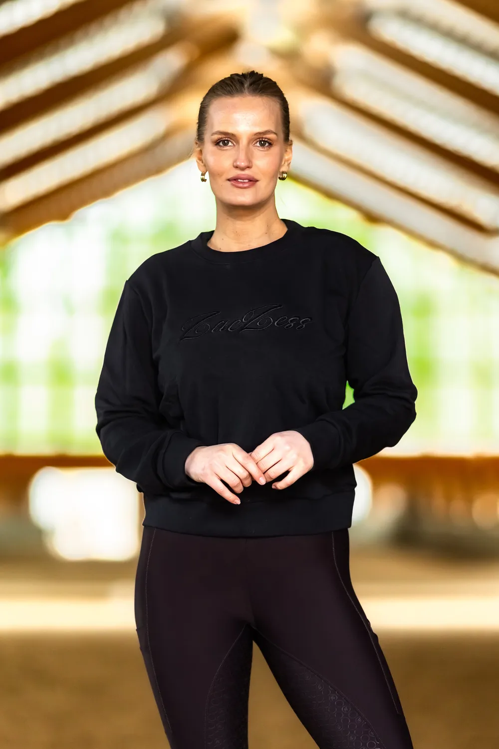 ZacZess Sweatshirt Black sweatshirt svart mjuk
