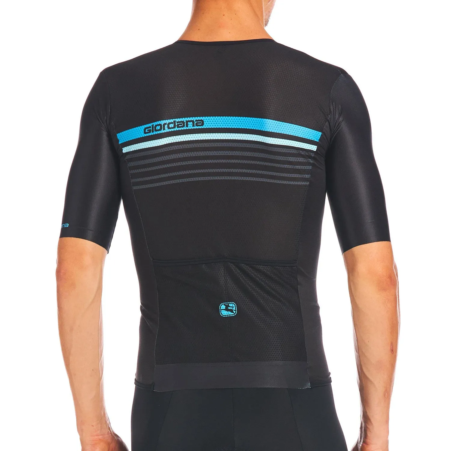 Giordana Vero Pro tri-top herr svart/blå snabb tork