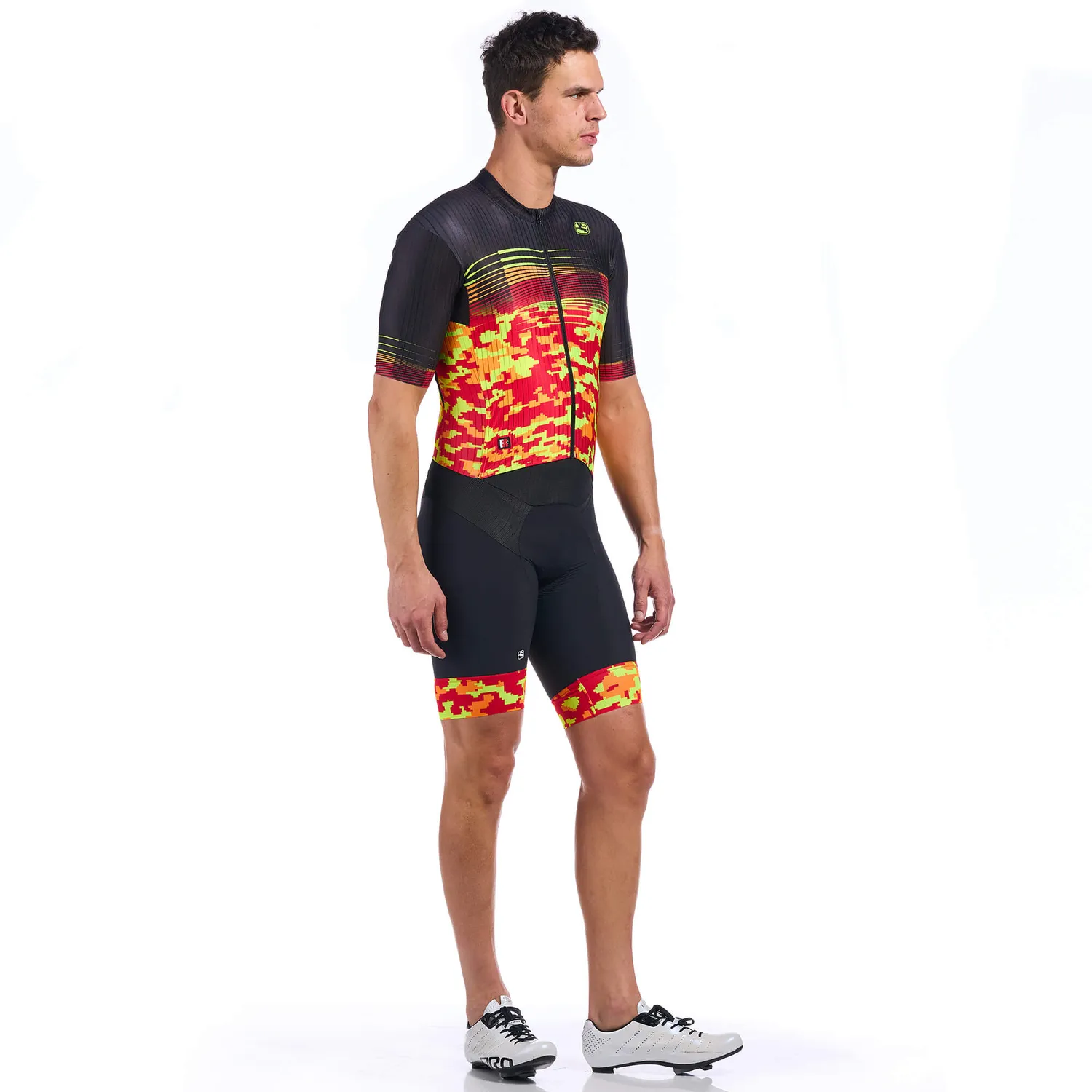 Giordana FR-C Pro Tri Doppio triathlondräkt röd aero