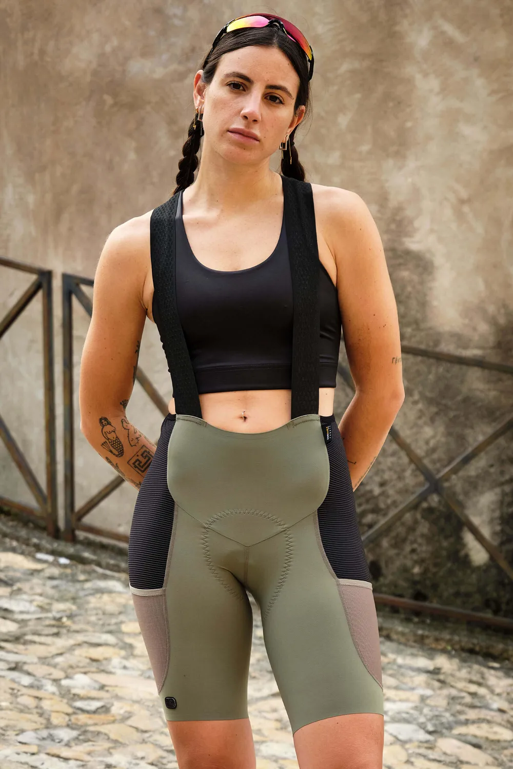 Giordana Beyond Gravel Cargo bibshorts dam svart