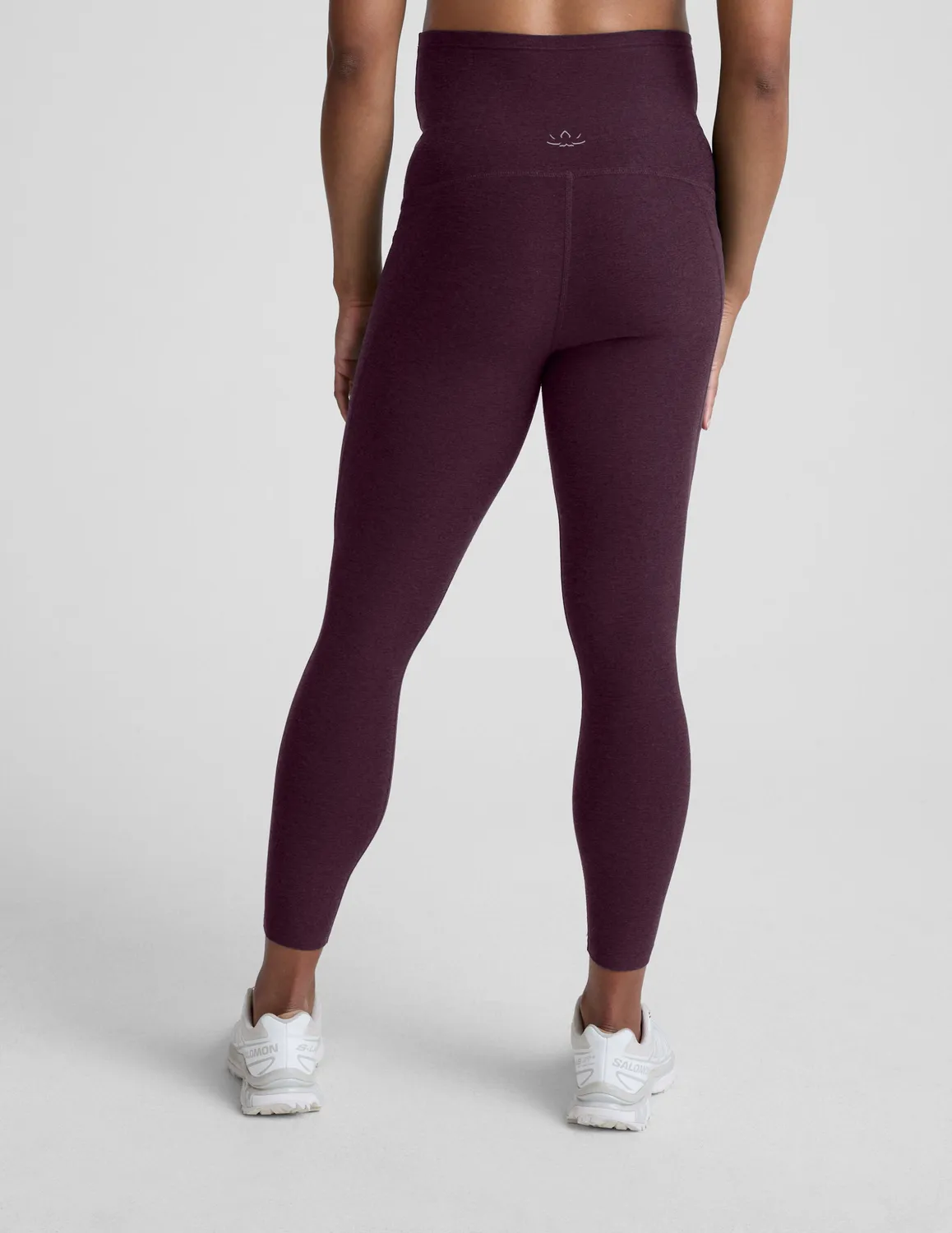 Beyond Yoga Spacedye Love the Bump midi leggings aubergine fickor