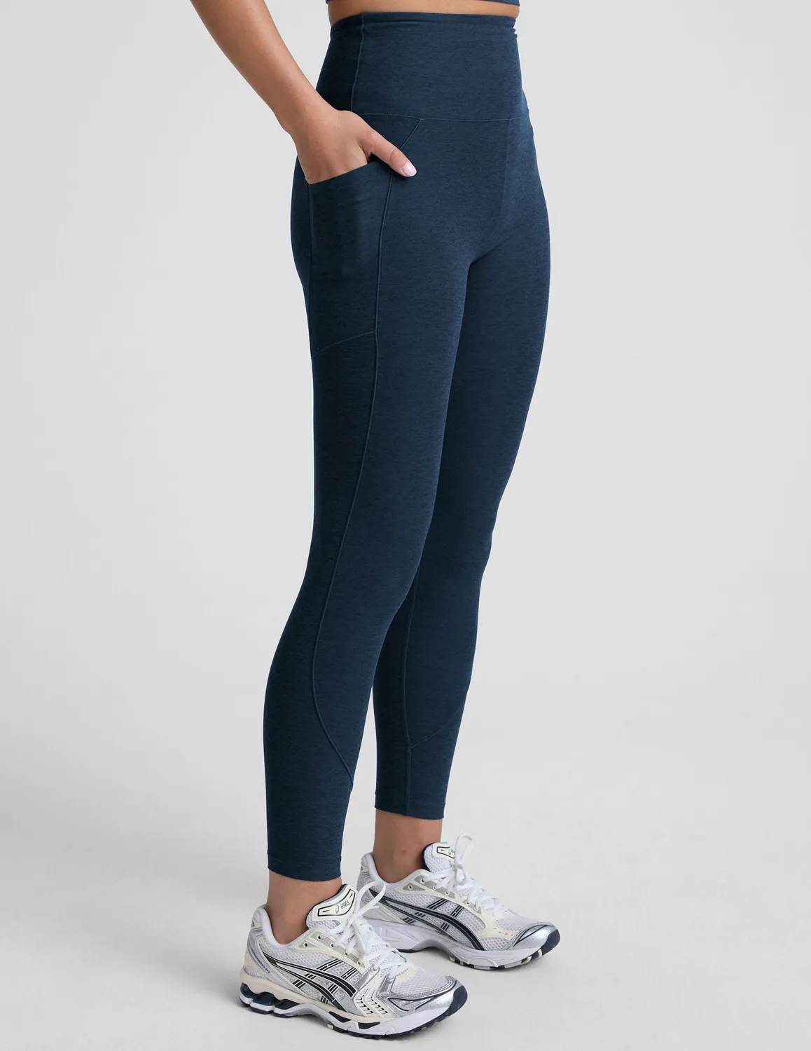 Beyond Yoga Spacedye Be Free Pocket leggings Nocturnal Navy fickor
