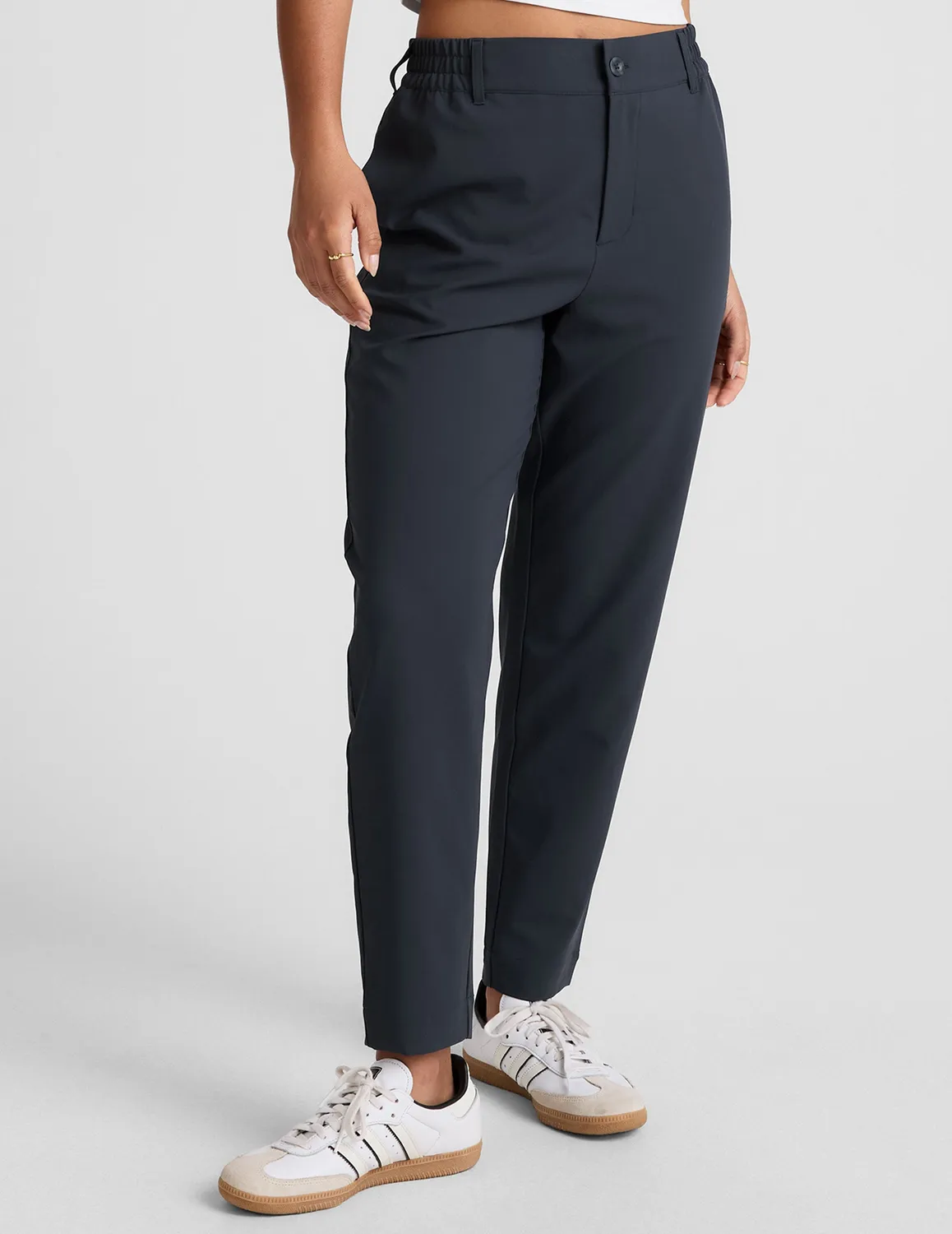 Beyond Yoga Status Tapered Pant byxor Nocturnal Navy blå