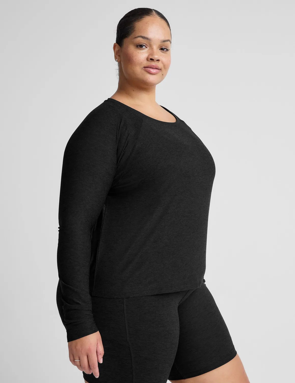 Beyond Yoga Featherweight Daydreamer Pullover Darkest Night lätt