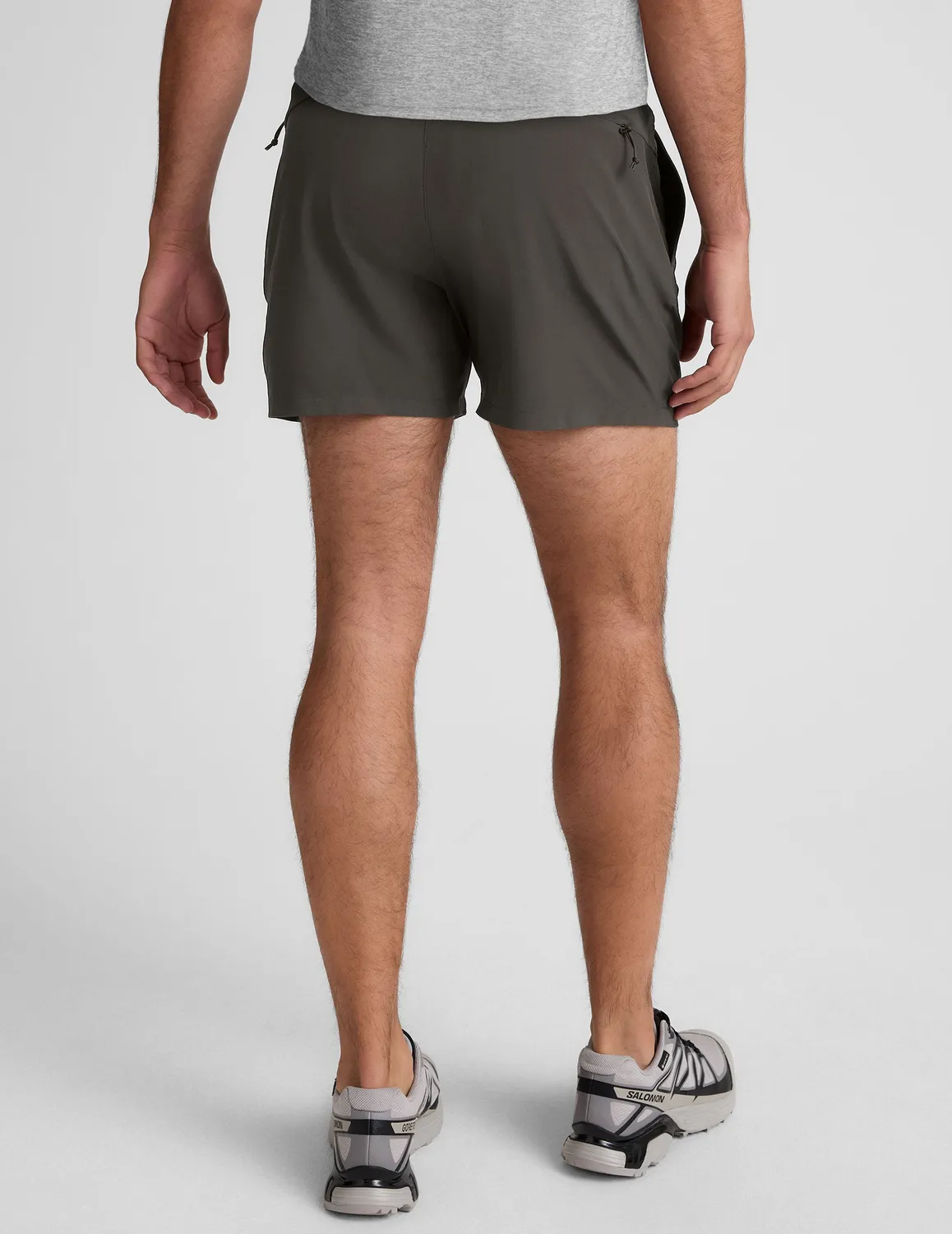 Beyond Yoga Pivotal 2.0 Men's Lined Short 5" shorts Graphite lätta