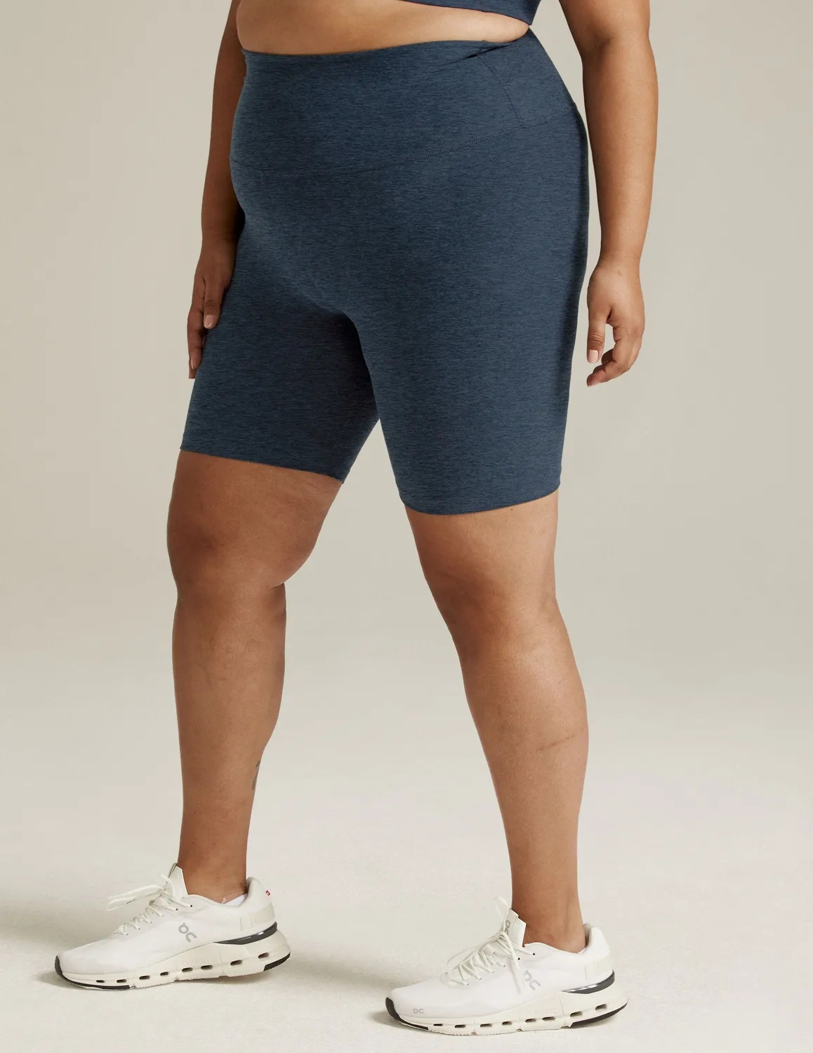 Beyond Yoga Spacedye Keep Pace 7 Shorts Nocturnal Navy biker