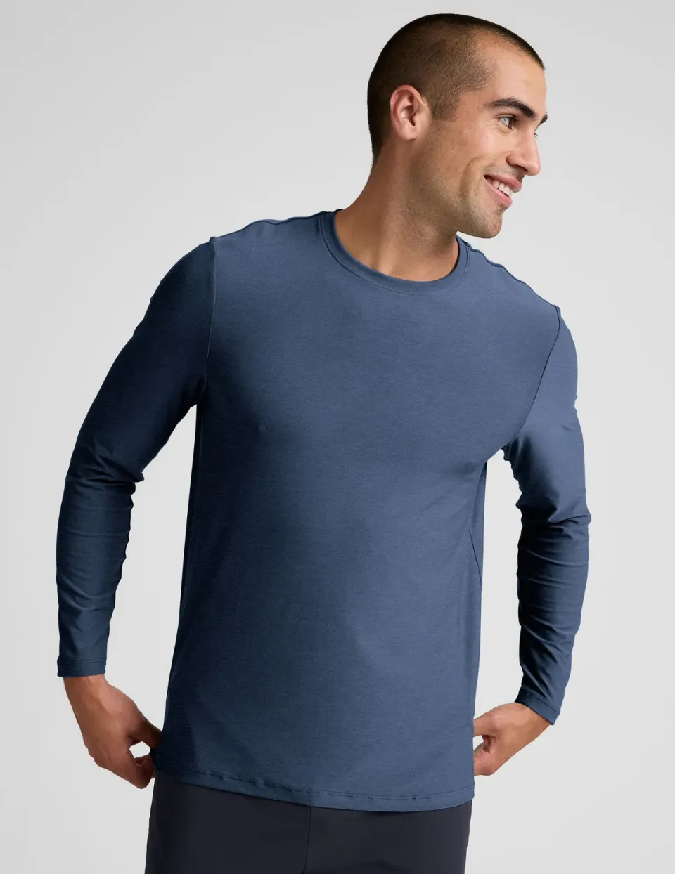 Beyond Yoga Always Beyond Long Sleeve Crew 2.0 tröja Ocean Indigo