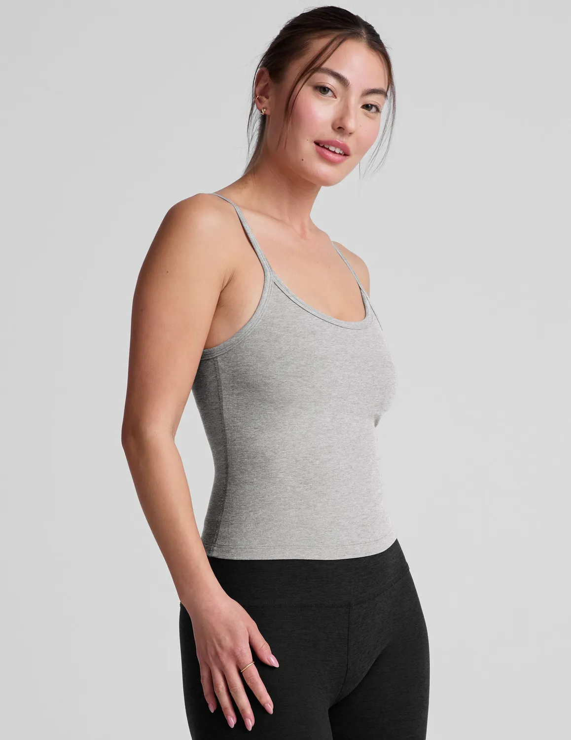 Beyond Yoga Spacedye Forever Tank linne Silver Mist lätt
