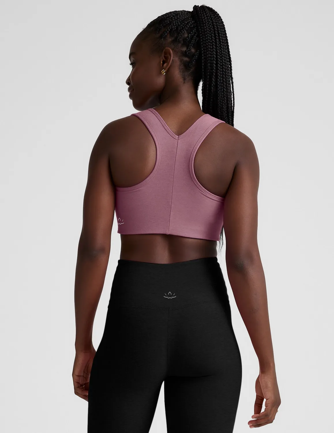 Beyond Yoga Spacedye Simplicity Bra sport-bh Ballet Pink