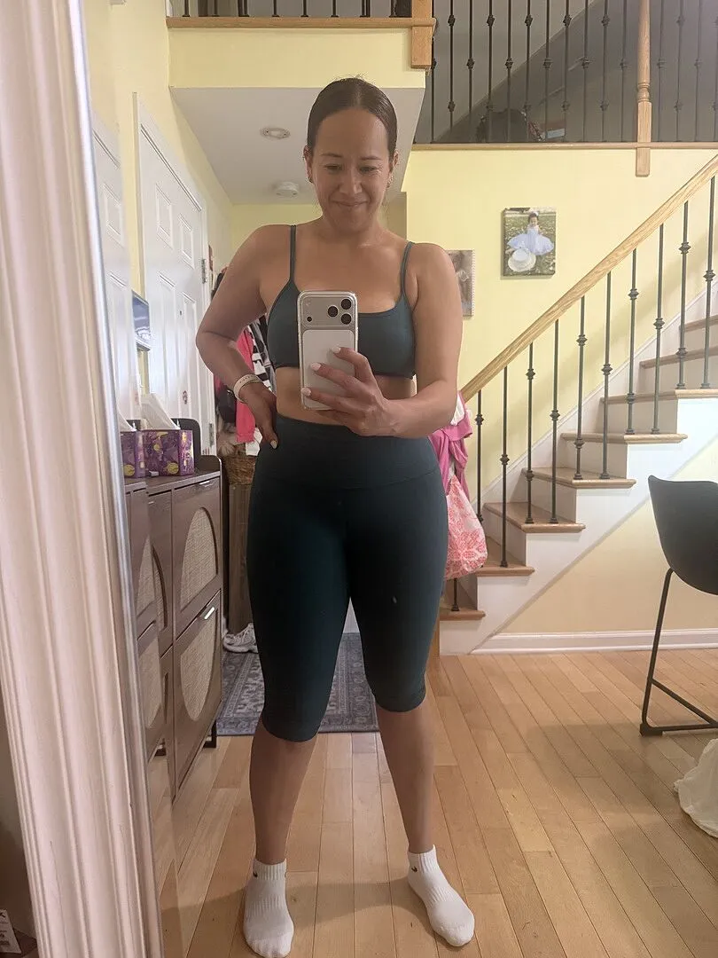 Beyond Yoga Spacedye Forever Bra sport-bh Darkest Night lätt stöd