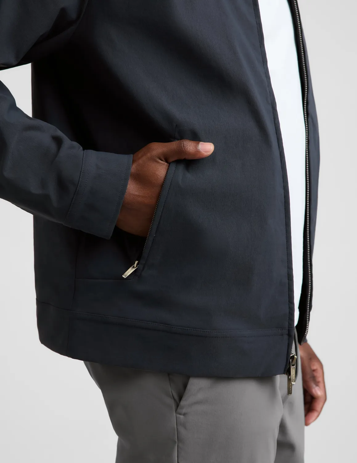 Beyond Yoga Canyon Chino Men's Jacket jacka Nocturnal Navy