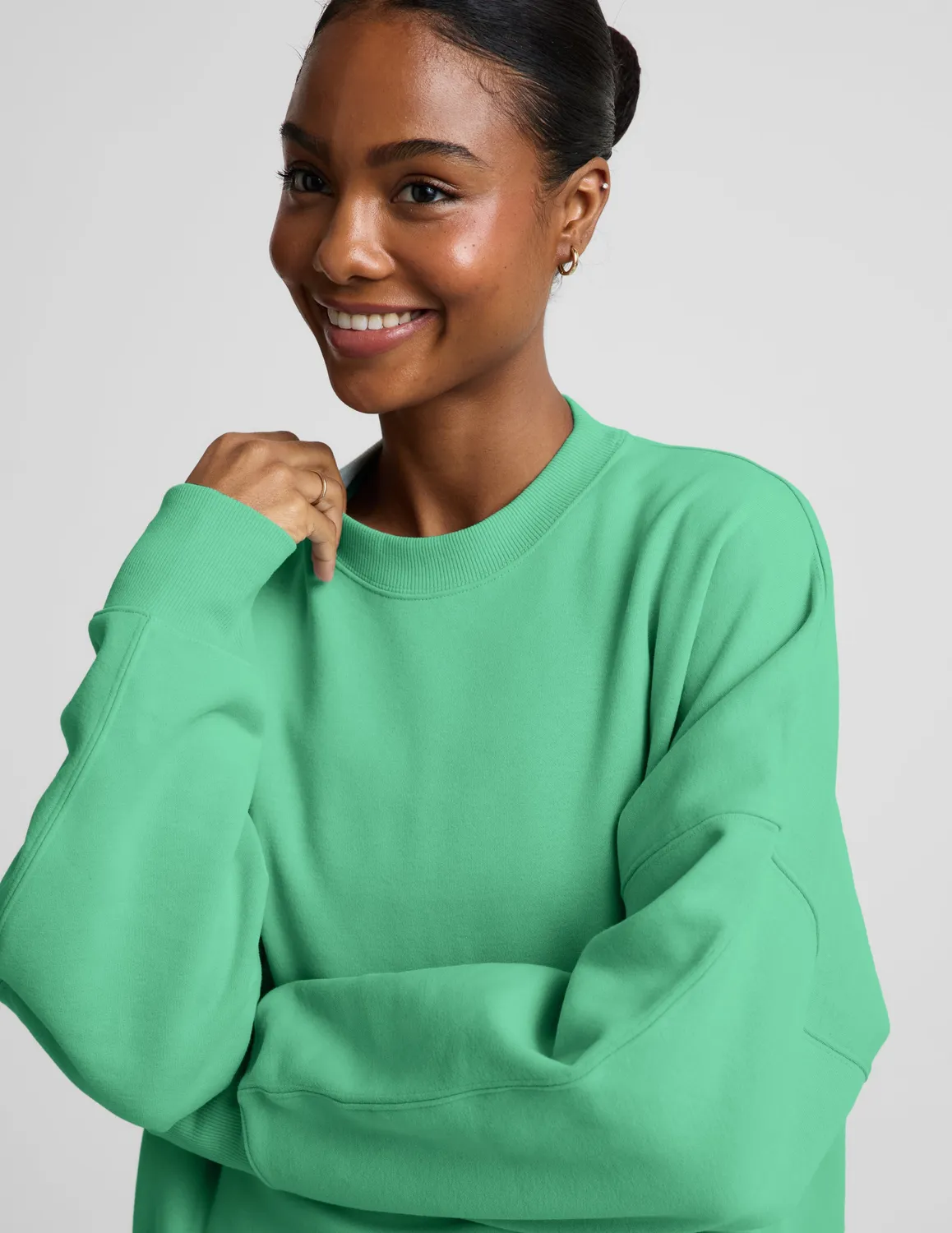 Beyond Yoga LuxeFleece 2.0 Oversized sweatshirt Jade Pool