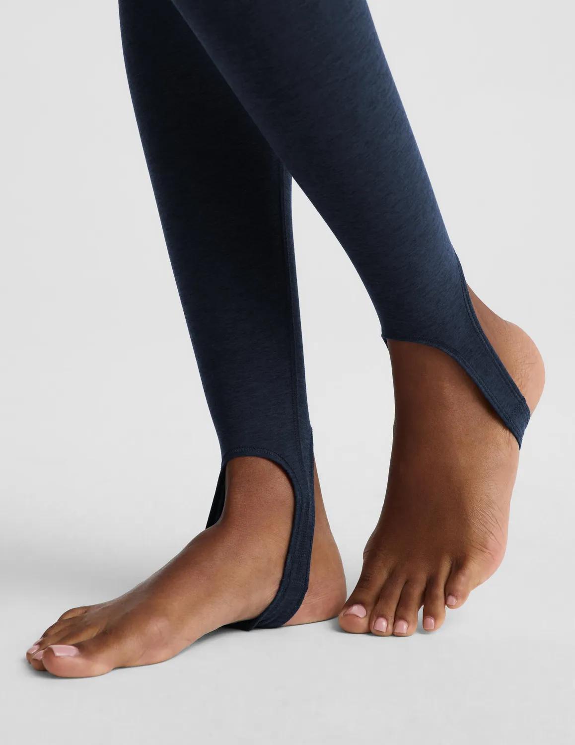 Beyond Yoga Spacedye Stirrup Midi Legging tights Nocturnal Navy hög midja