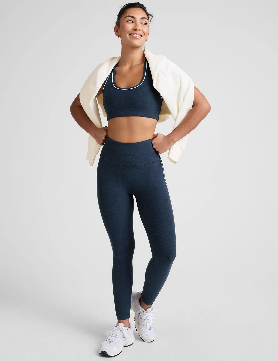 Beyond Yoga Spacedye Ready Bra sportbh Nocturnal Navy racerback