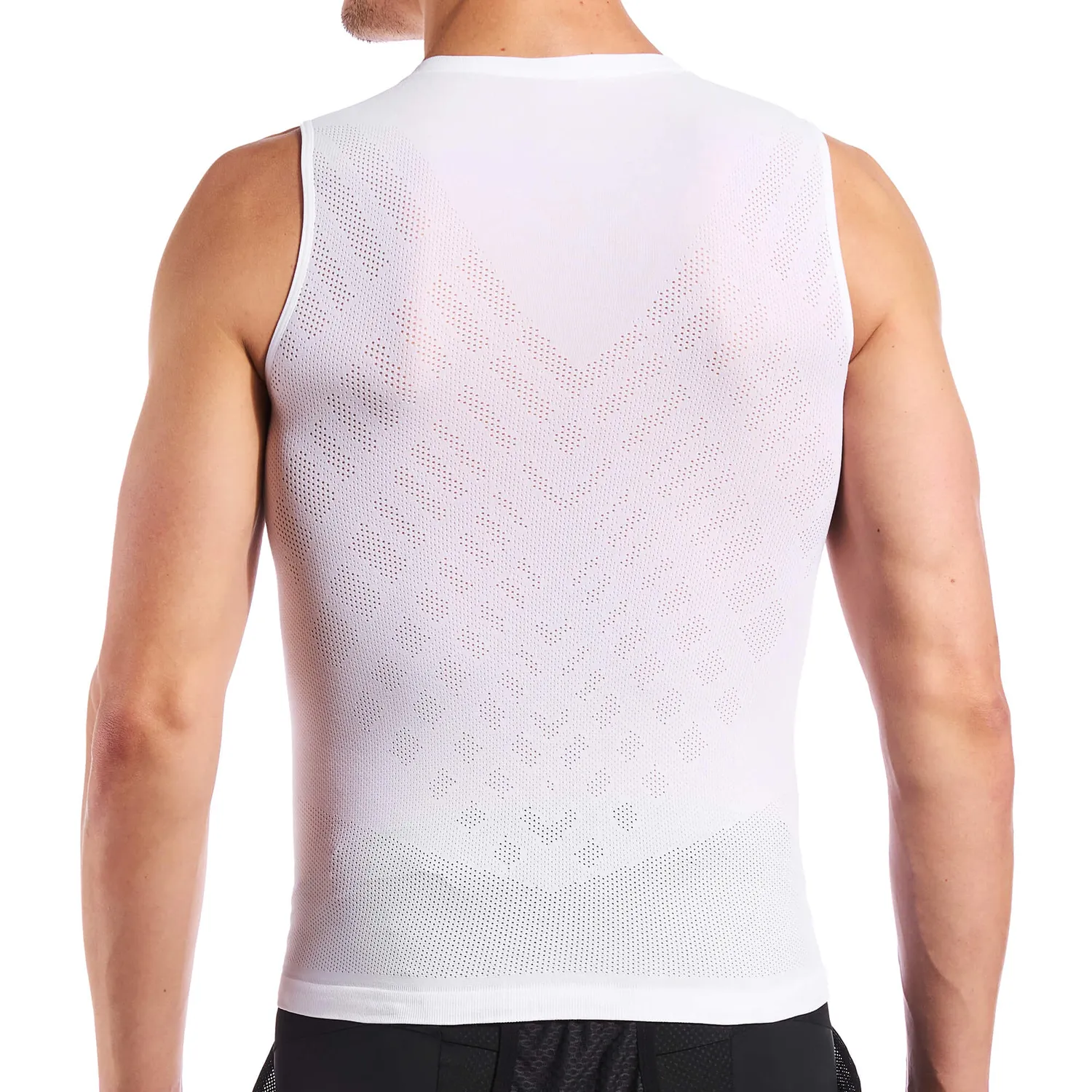 Giordana Lightweight Knitted ärmlöst baslager svart