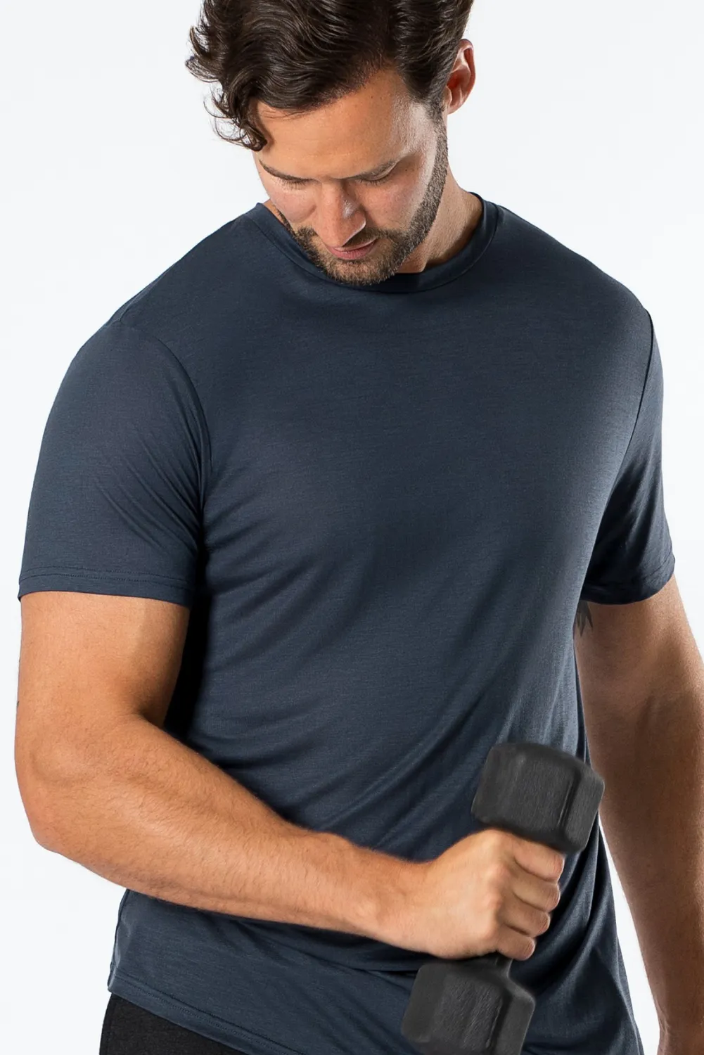Tripulse AER t-shirt herr Eucalyptus Green naturfiber