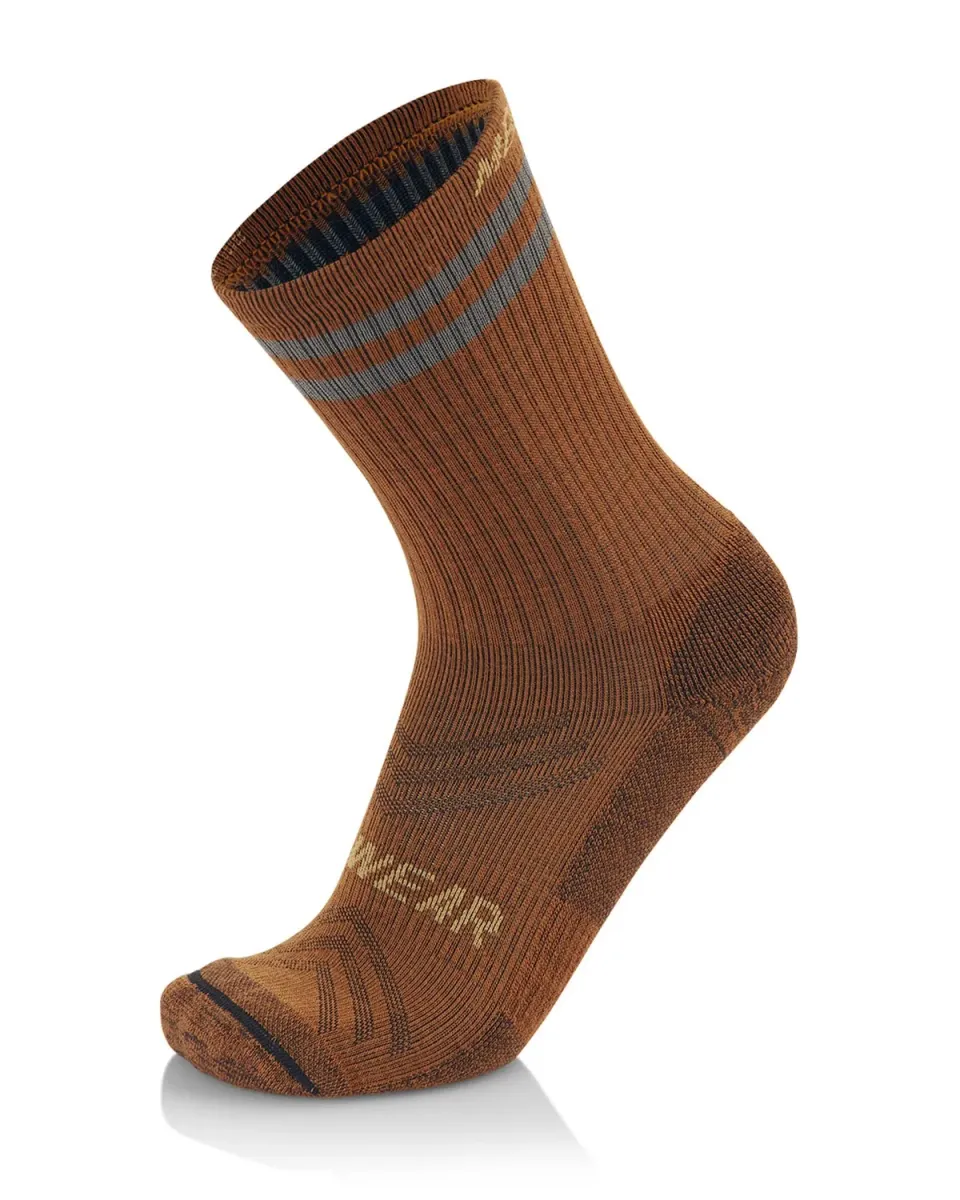 MB Wear Hiking Top Brown vandringsstrumpor brun merino