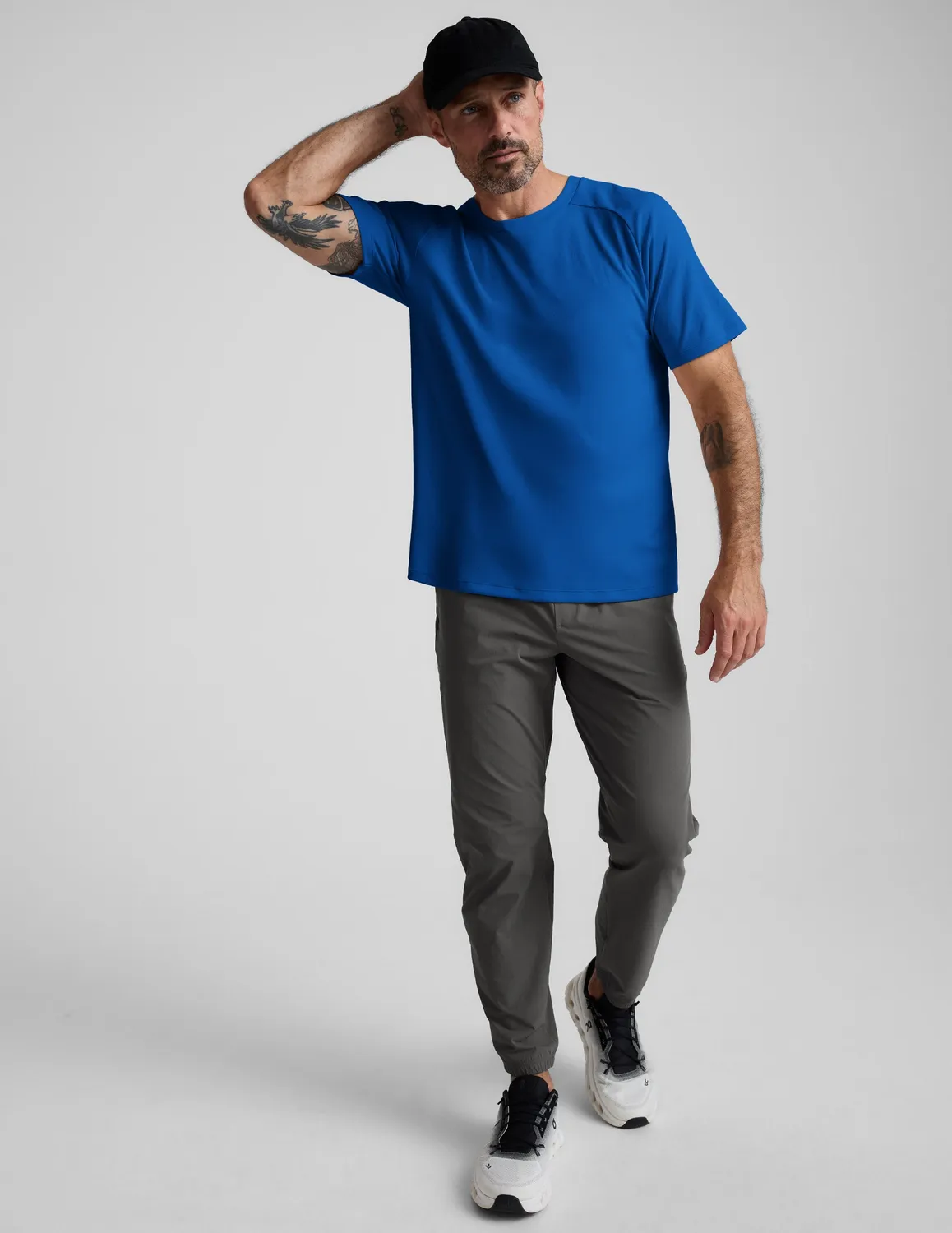 Beyond Yoga All In Active T-shirt Horizon Cobalt slim fit