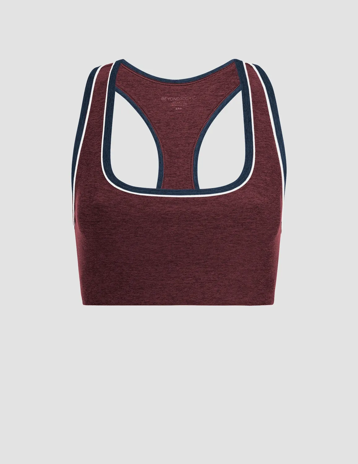 Beyond Yoga Spacedye Ready Bra träningsbh Midnight Burgundy
