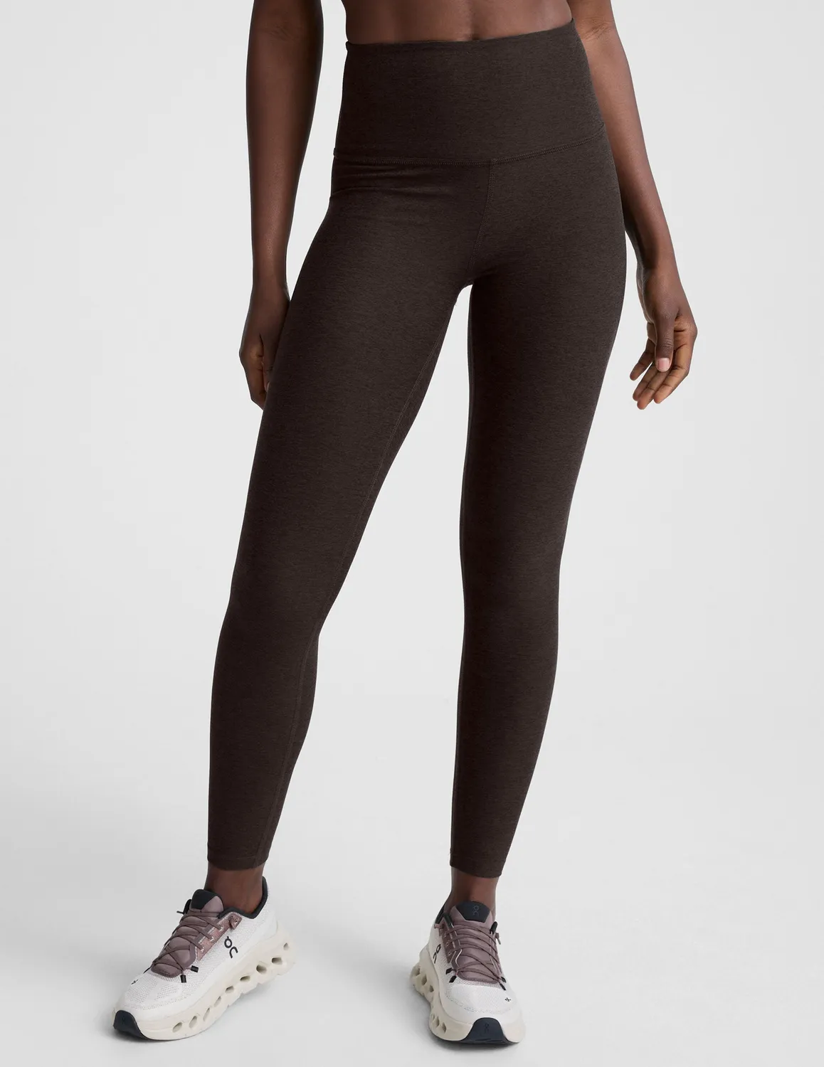 Beyond Yoga Spacedye Vitalize leggings Dark Chocolate Heather lång