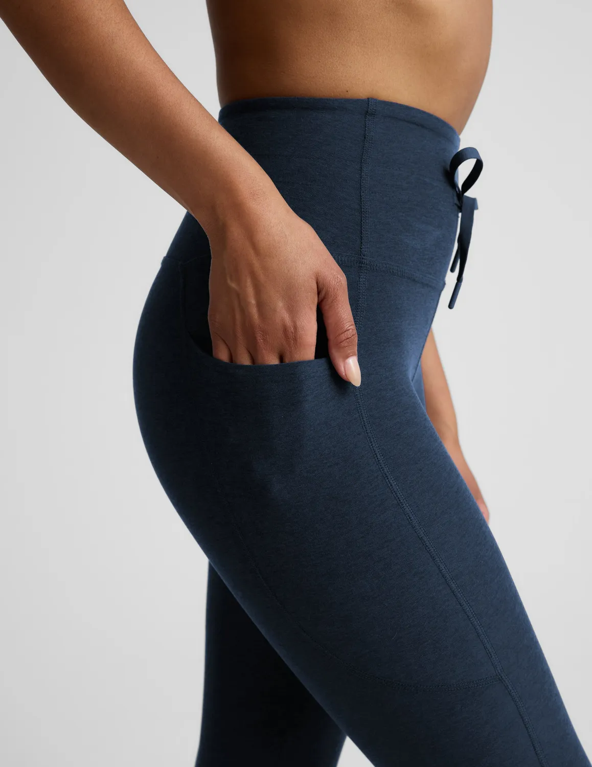 Beyond Yoga Spacedye Go Pocket Midi leggings marinblå ficka