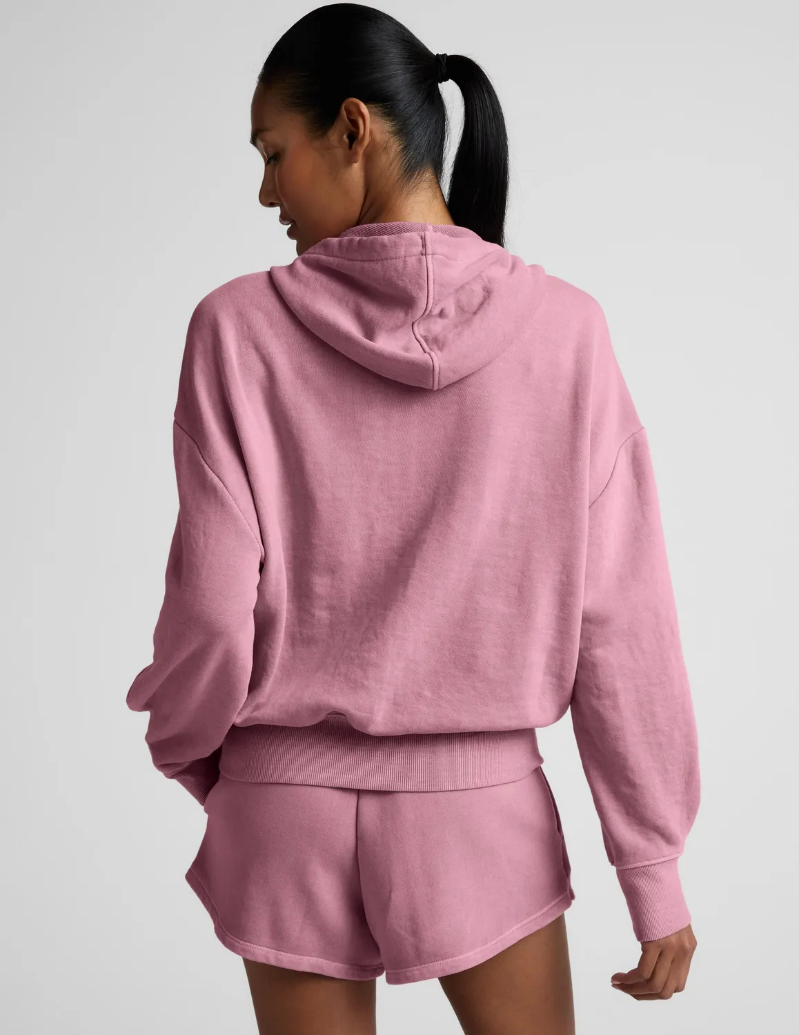 Beyond Yoga Fade Out Full Zip Hoodie hoodie Washed Rich Raspberry