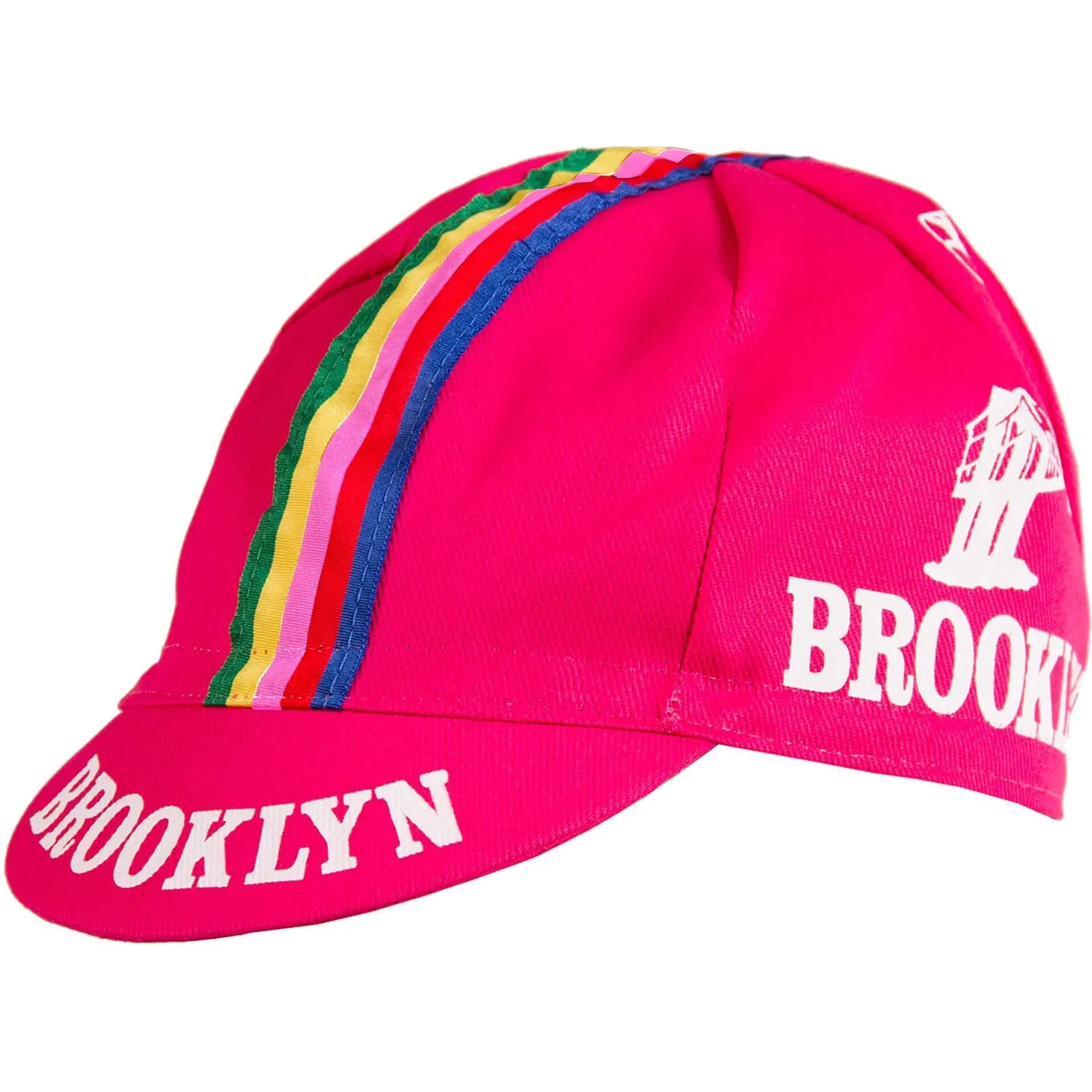 Brooklyn Team cykelkeps gul klassisk bomull
