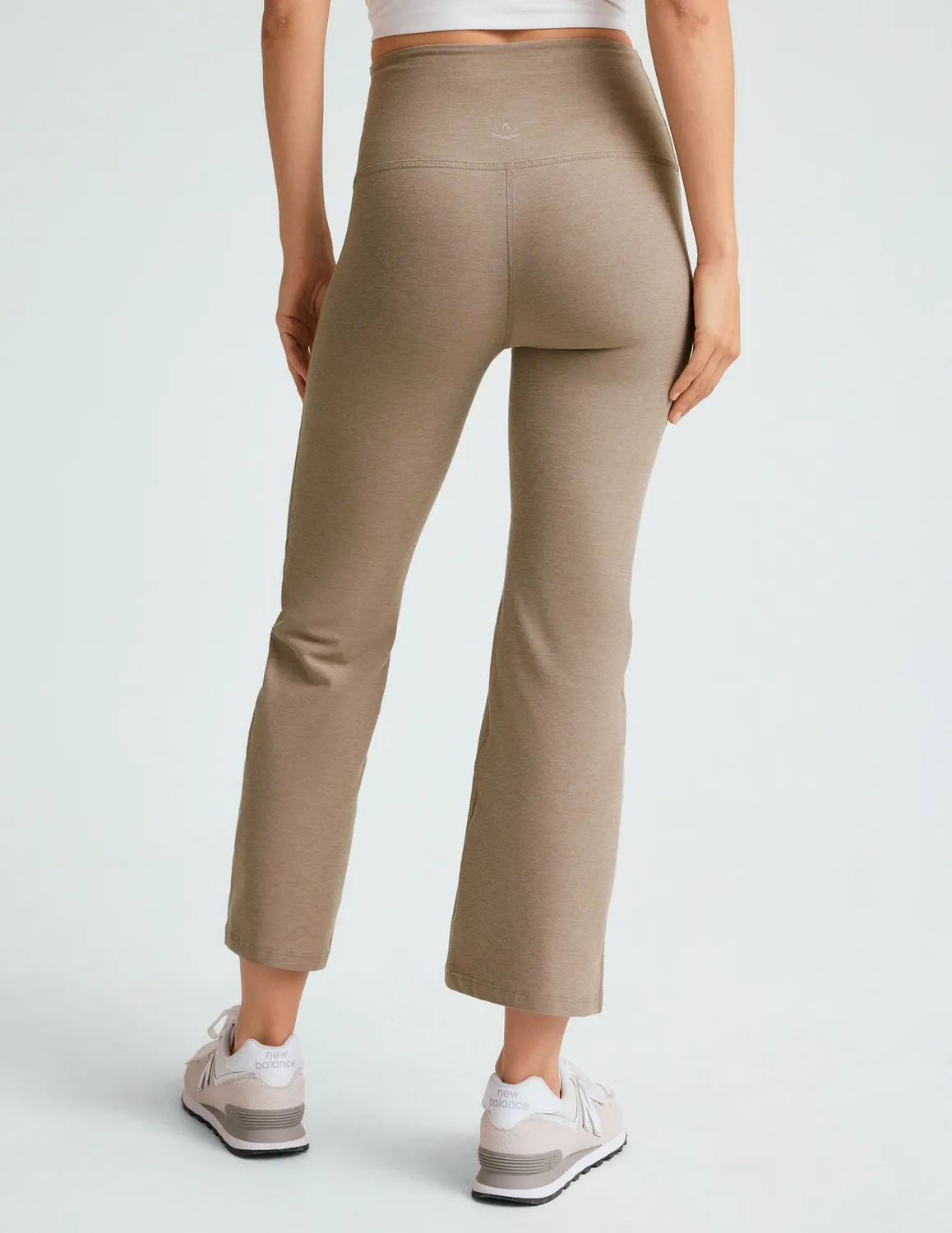 Beyond Yoga Spacedye Retro Cropped byxor Birch Heather