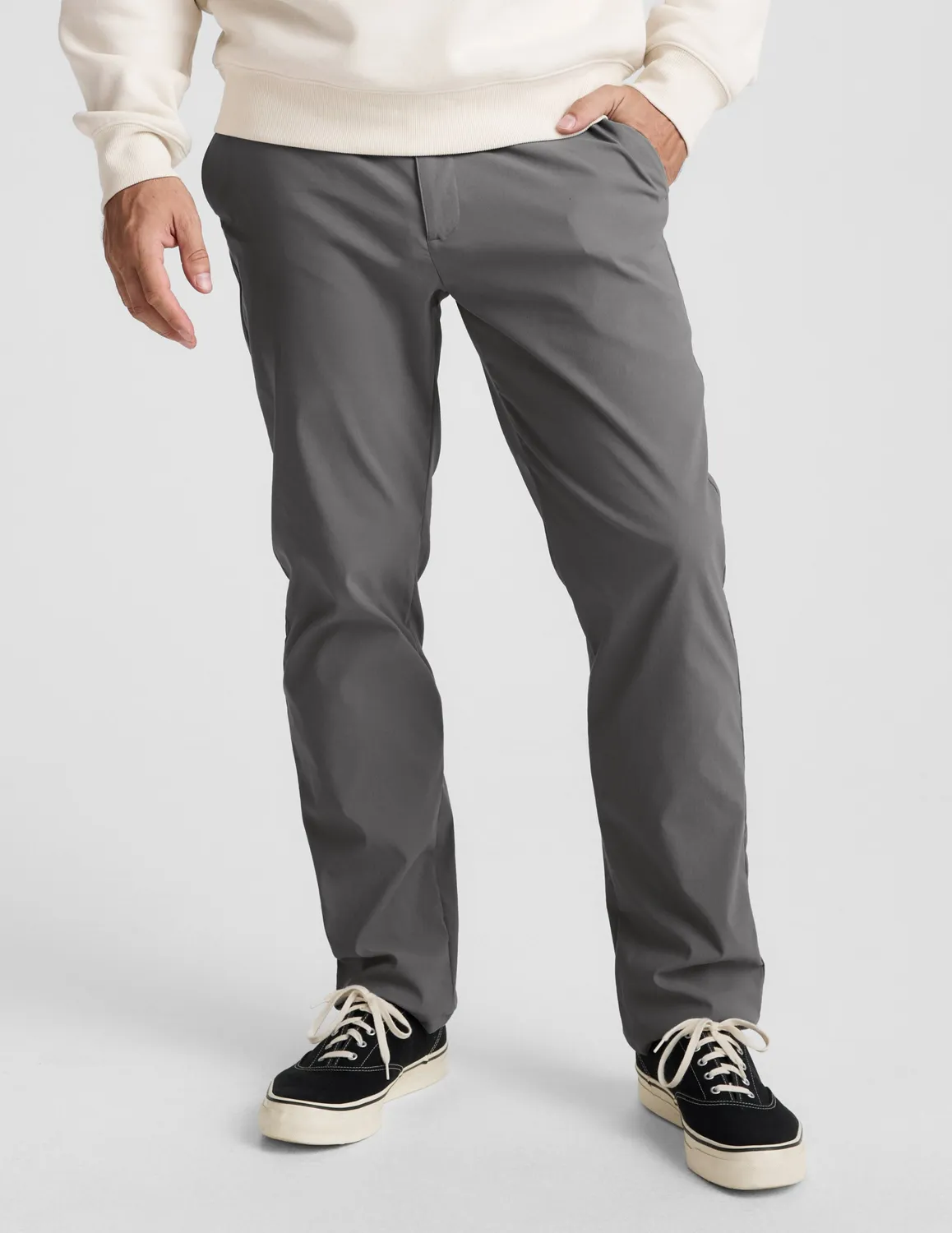 Beyond Yoga Element Chino 30" chinos lunar gray stretch