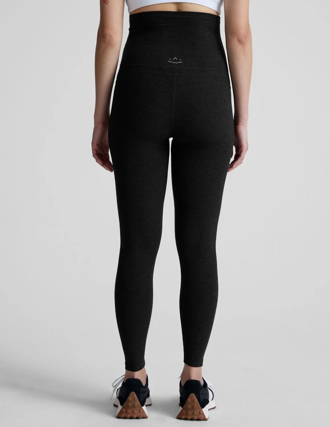 Beyond Yoga Spacedye Love the Bump Midi gravidleggings Darkest Night